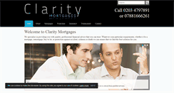 Desktop Screenshot of claritymortgage.co.uk